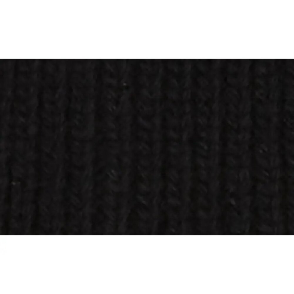 Givenchy Italy Wool/Cashmere Leather Patch Beanie Hat in Black Unisex - Picture 3 of 4
